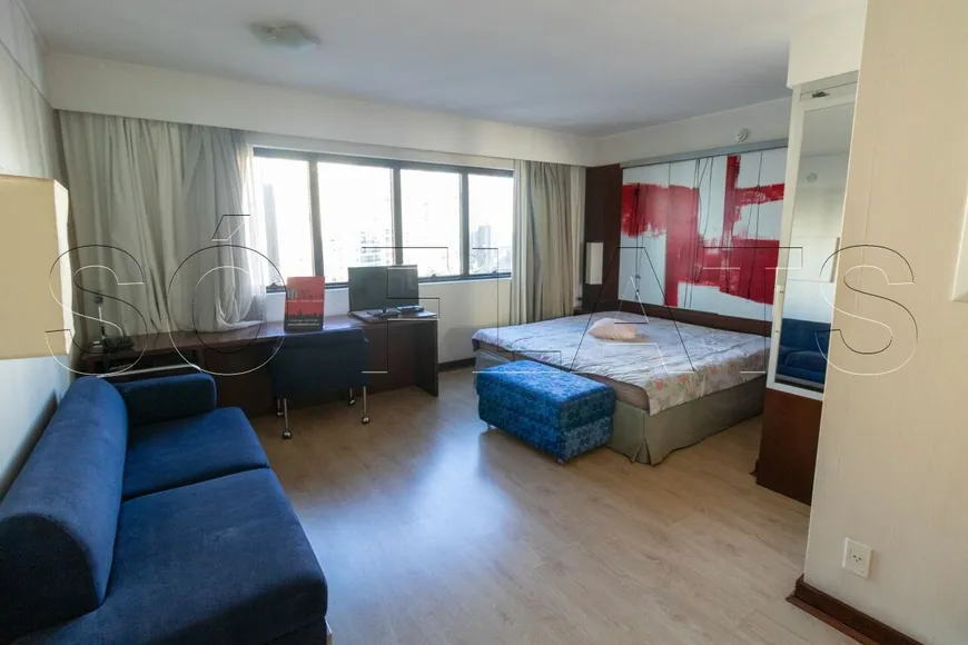 Foto 1 de Flat com 1 Quarto para alugar, 30m² em Moema, São Paulo