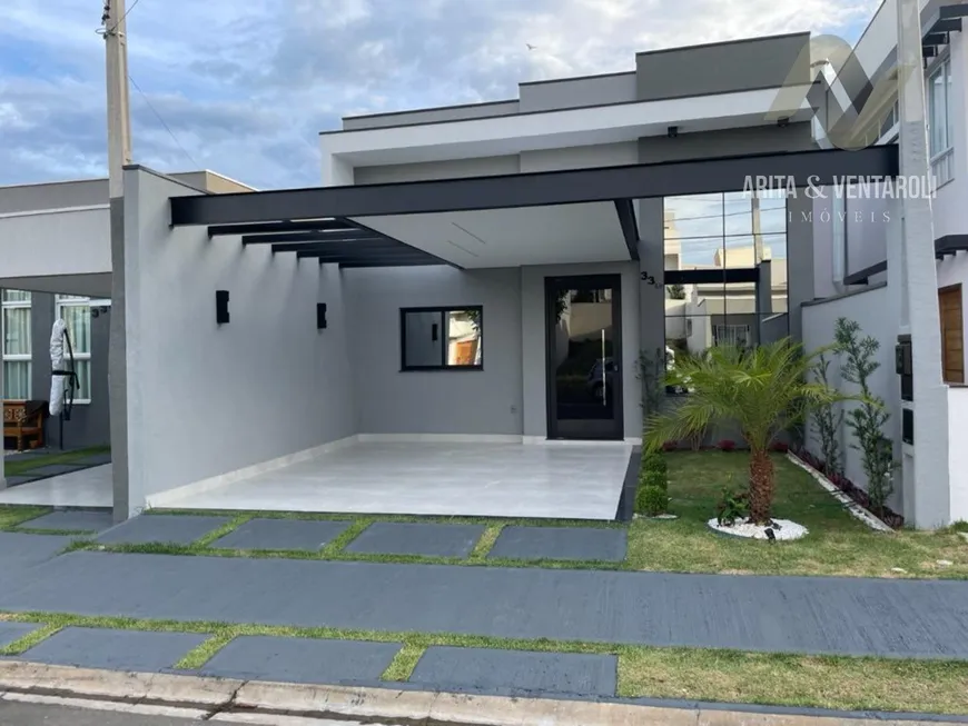 Foto 1 de Casa de Condomínio com 3 Quartos à venda, 108m² em Jardins do Imperio, Indaiatuba