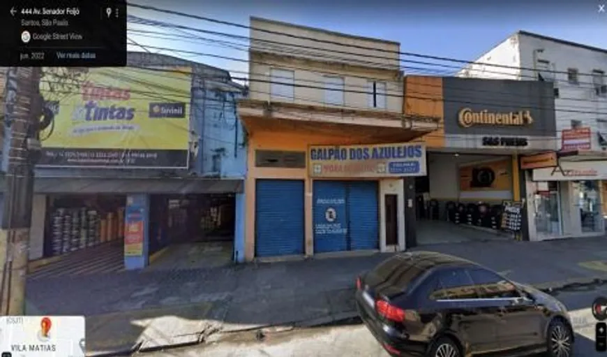 Foto 1 de Ponto Comercial para alugar, 600m² em Vila Matias, Santos