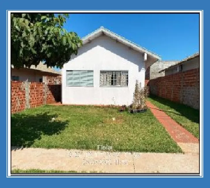 Foto 1 de Casa com 2 Quartos à venda, 200m² em Centro, Floraí