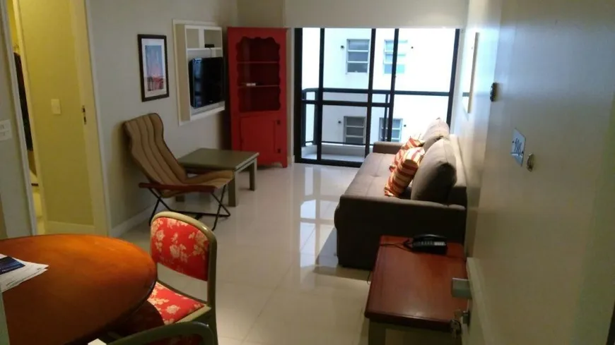 Foto 1 de Flat com 1 Quarto para alugar, 41m² em Jardins, São Paulo