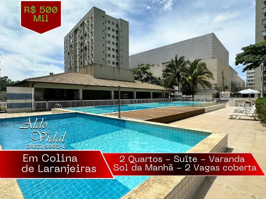 Foto 1 de Apartamento com 2 Quartos à venda, 62m² em Colina das Laranjeiras, Serra