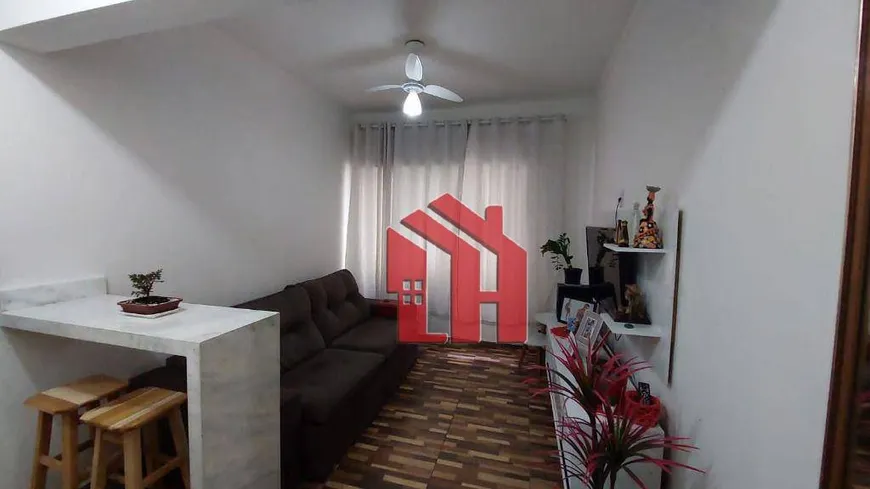 Foto 1 de Apartamento com 1 Quarto à venda, 50m² em Embaré, Santos