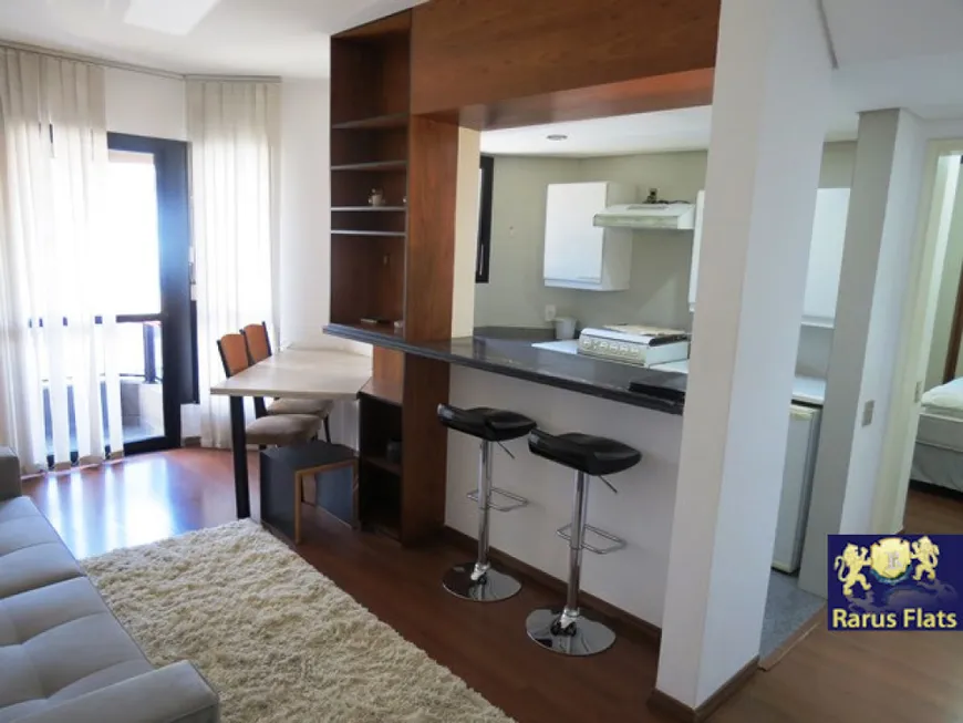 Foto 1 de Flat com 1 Quarto para alugar, 47m² em Itaim Bibi, São Paulo