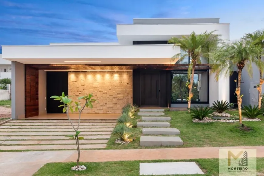 Foto 1 de Casa com 3 Quartos à venda, 248m² em Condomínio Florais Cuiabá Residencial, Cuiabá