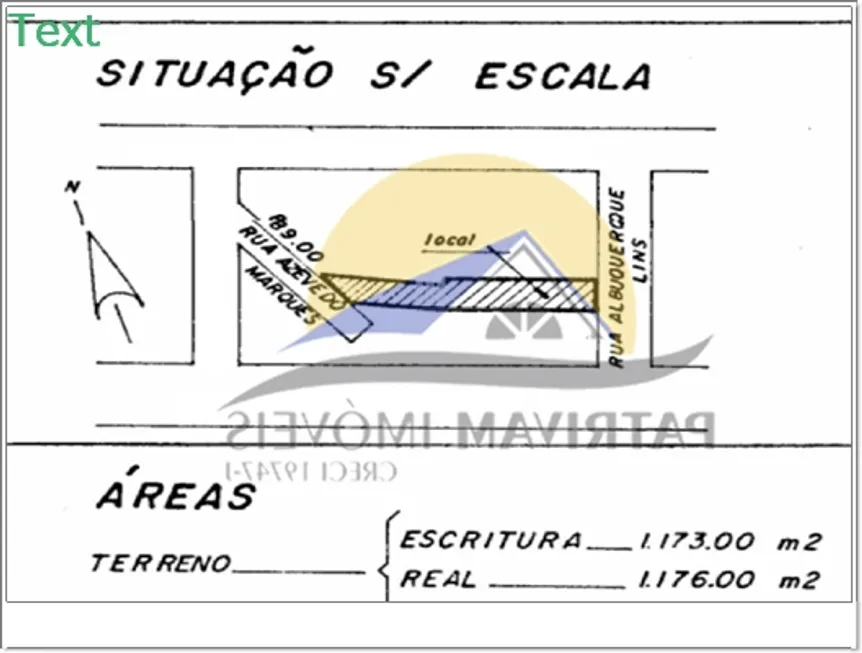 Foto 1 de Lote/Terreno à venda, 1173m² em Santa Cecília, São Paulo