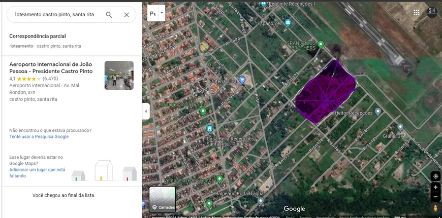 Foto 1 de Lote/Terreno à venda, 39960m² em Jardim Aeroporto, Bayeux