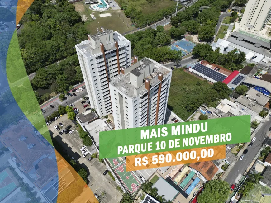 Foto 1 de Apartamento com 3 Quartos à venda, 82m² em Parque Dez de Novembro, Manaus