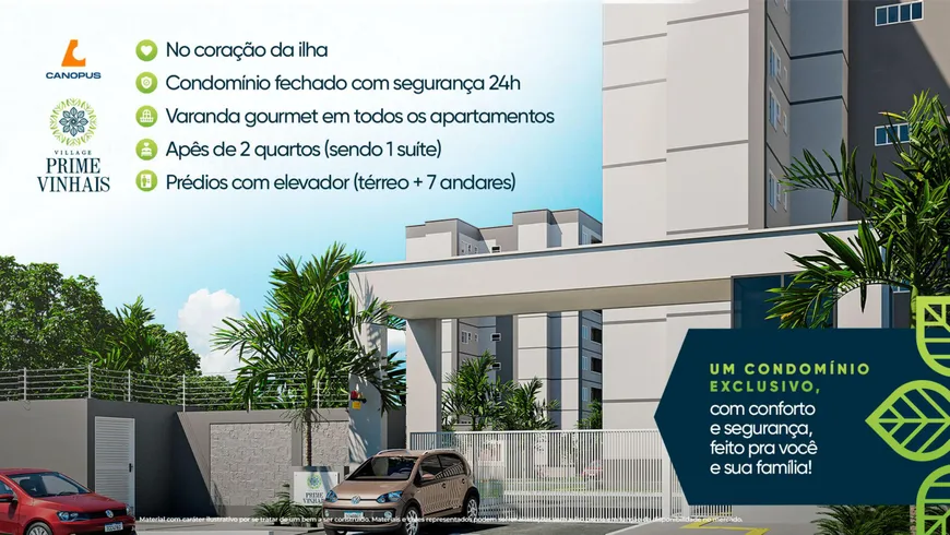 Foto 1 de Apartamento com 2 Quartos à venda, 49m² em Recanto Vinhais, São Luís