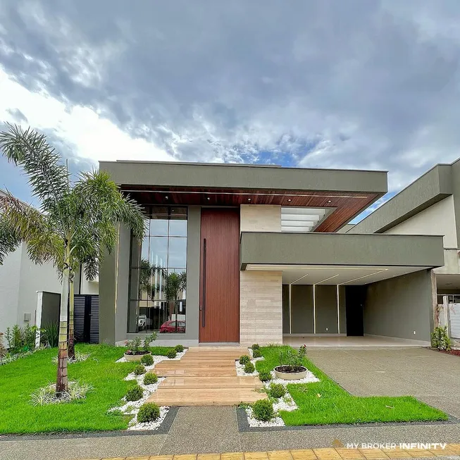 Foto 1 de Casa de Condomínio com 4 Quartos à venda, 214m² em Residencial Goiânia Golfe Clube, Goiânia