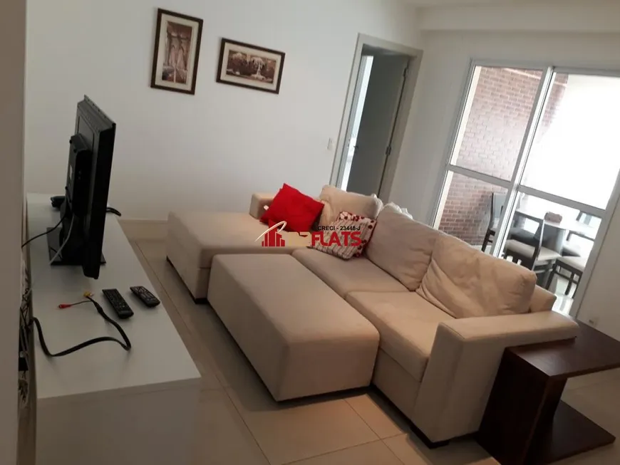 Foto 1 de Flat com 1 Quarto para alugar, 55m² em Vila Nova Conceição, São Paulo