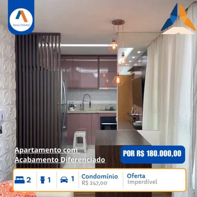 Foto 1 de Apartamento com 2 Quartos à venda, 47m² em Brasileia, Betim