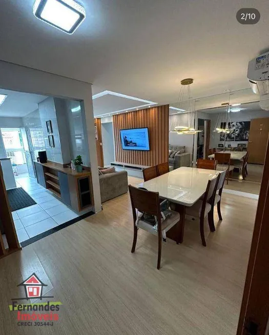 Foto 1 de Apartamento com 2 Quartos à venda, 83m² em Boqueirão, Praia Grande