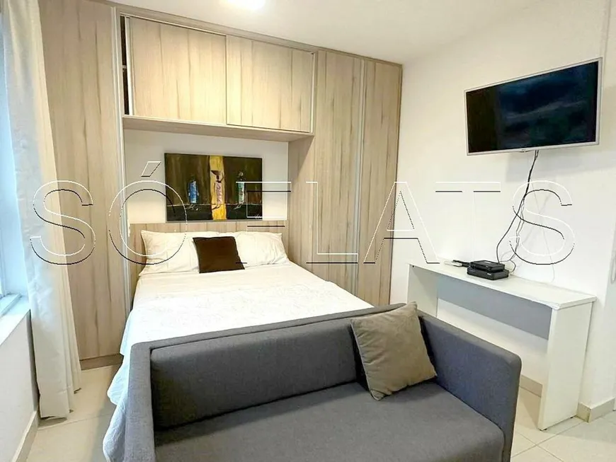 Foto 1 de Flat com 1 Quarto à venda, 27m² em Brooklin, São Paulo