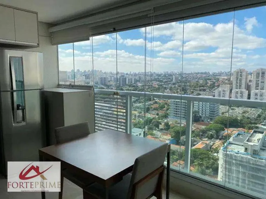 Foto 1 de Apartamento com 1 Quarto para alugar, 35m² em Brooklin, São Paulo