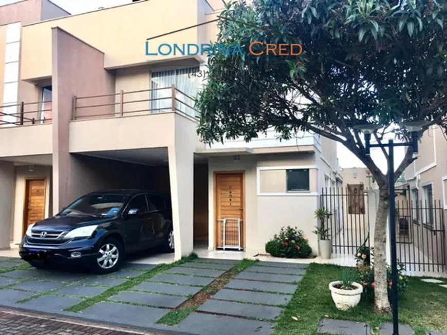 Foto 1 de Casa de Condomínio com 3 Quartos à venda, 137m² em Jardim Jockey Club, Londrina