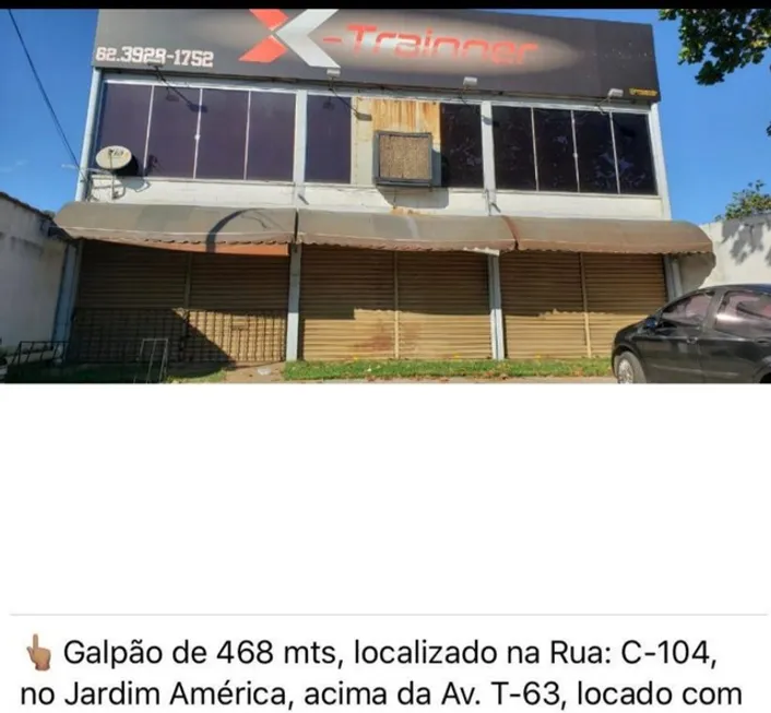 Foto 1 de Galpão/Depósito/Armazém à venda, 468m² em Jardim América, Goiânia