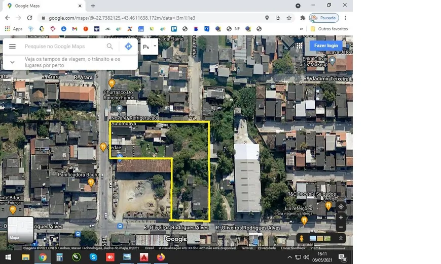 Foto 1 de Lote/Terreno à venda, 3900m² em Jardim Iguaçu, Nova Iguaçu