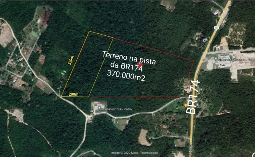 Foto 1 de Lote/Terreno à venda, 370000m² em , Manaus