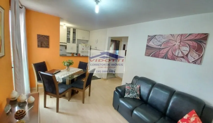 Foto 1 de Apartamento com 2 Quartos à venda, 45m² em Sapucaia II, Contagem