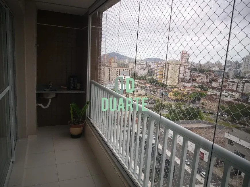 Foto 1 de Apartamento com 2 Quartos à venda, 93m² em Encruzilhada, Santos