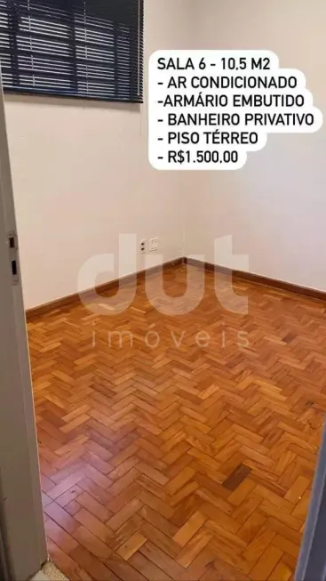 Foto 1 de Sala Comercial para alugar, 10m² em Nova Campinas, Campinas