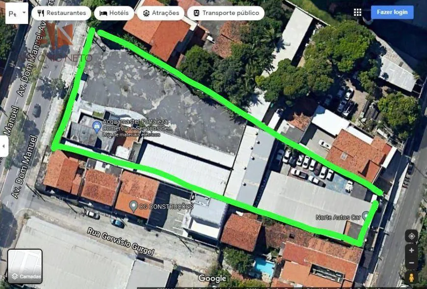 Foto 1 de Lote/Terreno à venda, 3400m² em Centro, Fortaleza