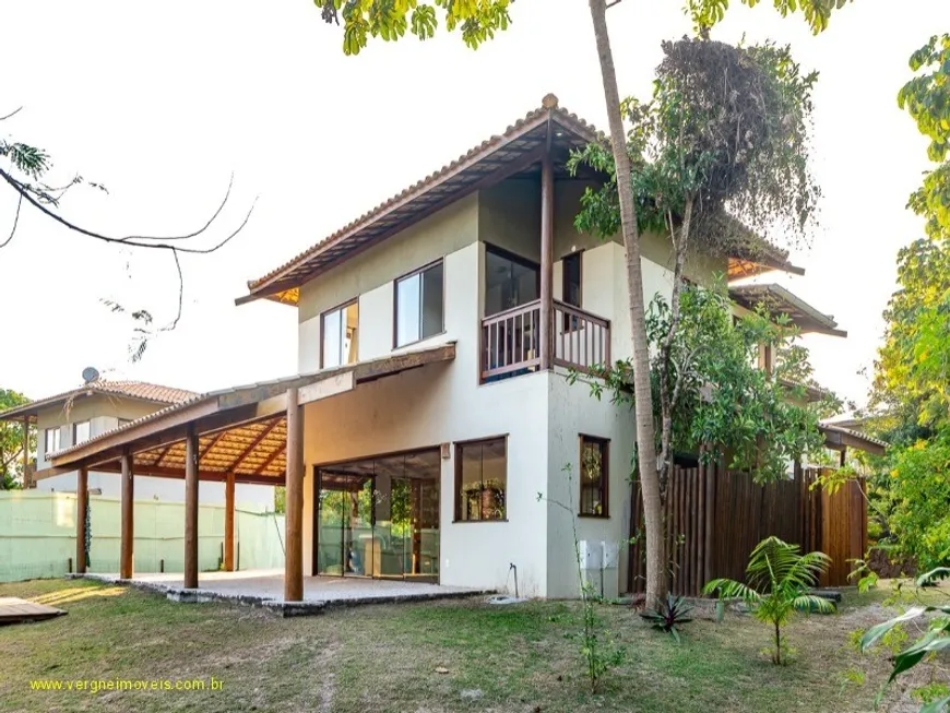 Foto 1 de Casa de Condomínio com 4 Quartos à venda, 136m² em Praia do Forte, Mata de São João