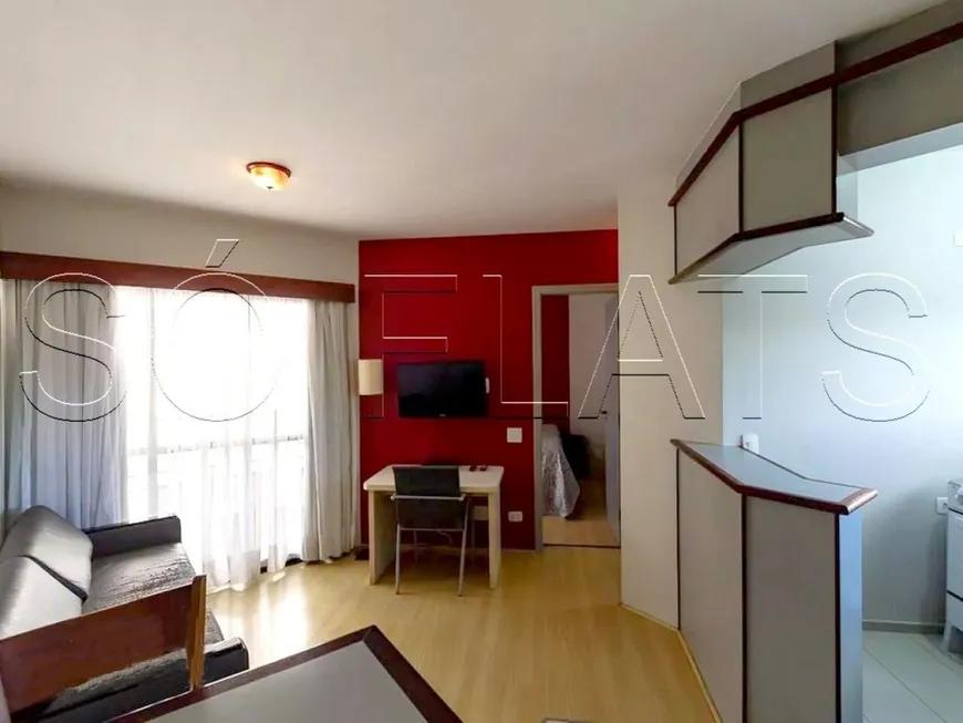 Foto 1 de Flat com 1 Quarto à venda, 42m² em Jardins, São Paulo