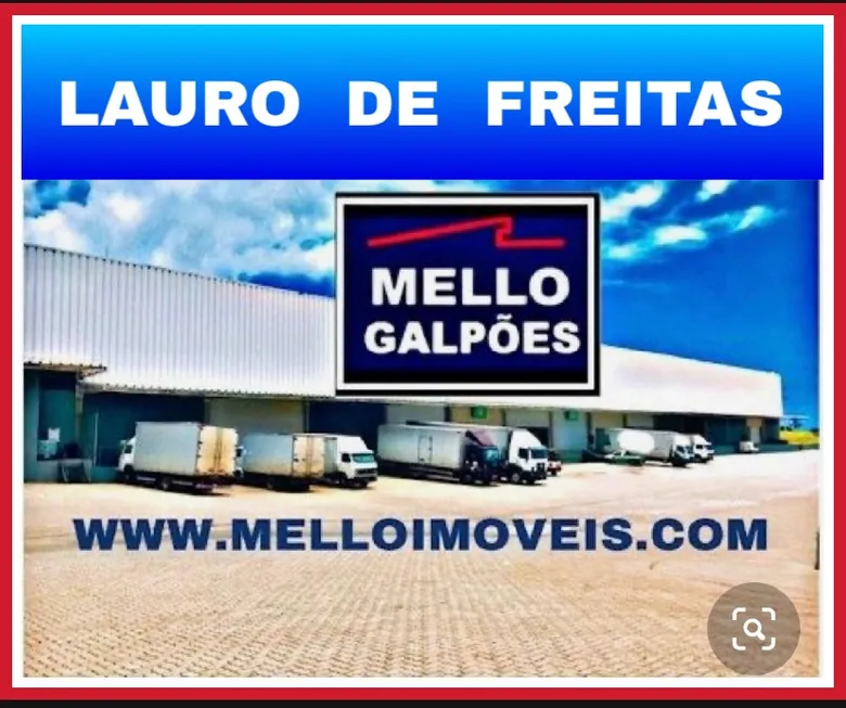 Foto 1 de Galpão/Depósito/Armazém para alugar, 27000m² em Vilas do Atlantico, Lauro de Freitas