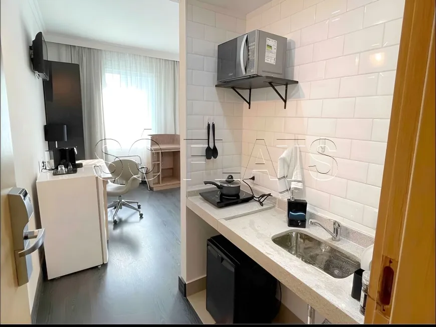 Foto 1 de Flat com 1 Quarto à venda, 28m² em Cidade Monções, São Paulo