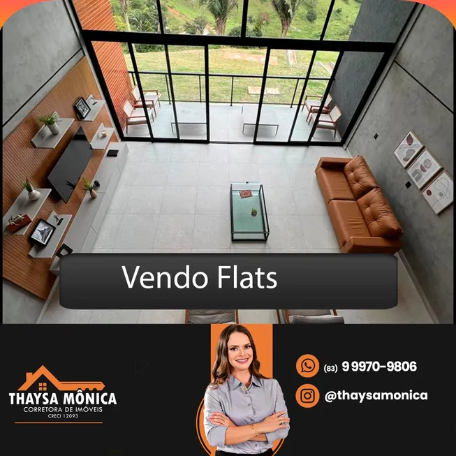 Foto 1 de Flat com 1 Quarto à venda, 74m² em Centro, Bananeiras