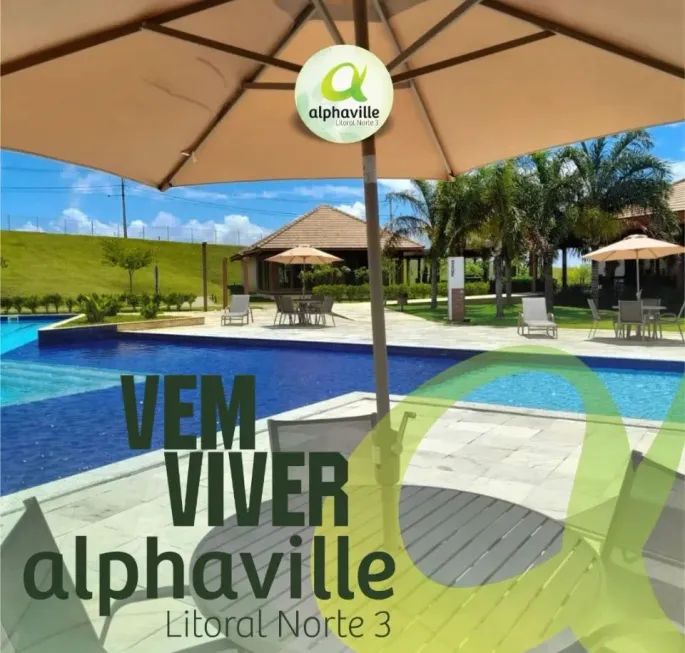 Foto 1 de Lote/Terreno à venda, 450m² em Alphaville Abrantes, Camaçari