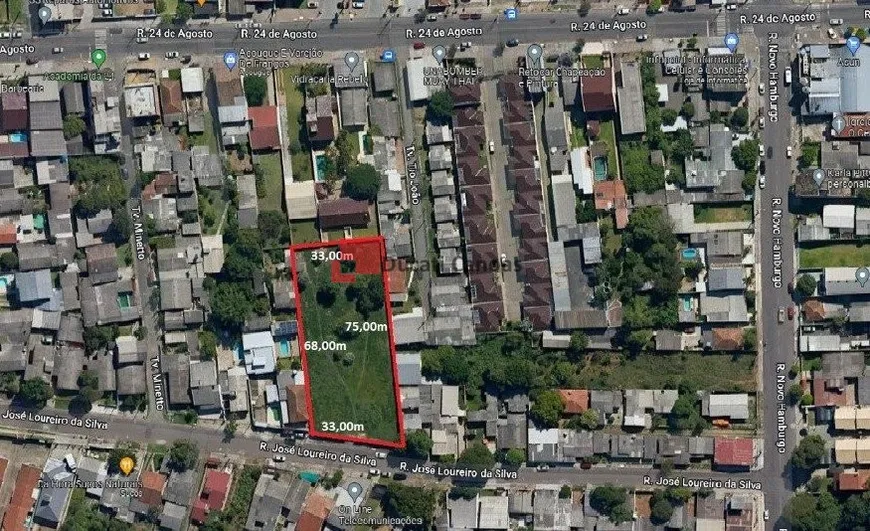 Foto 1 de Lote/Terreno à venda, 229m² em Olimpica, Esteio