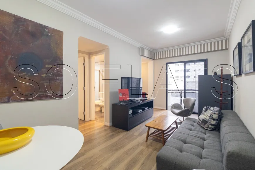 Foto 1 de Flat com 1 Quarto à venda, 40m² em Jardim Paulista, São Paulo