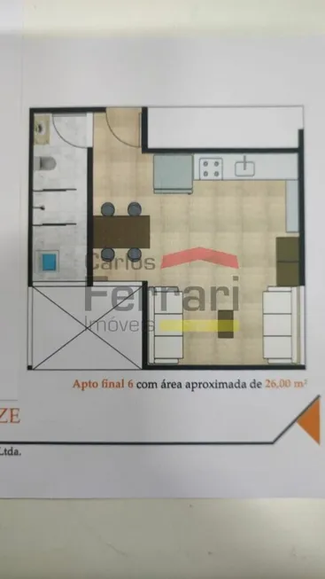 Foto 1 de Casa de Condomínio com 1 Quarto à venda, 26m² em Santana, São Paulo
