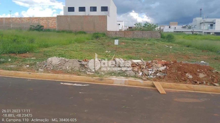 Foto 1 de Lote/Terreno à venda, 250m² em Aclimacao, Uberlândia