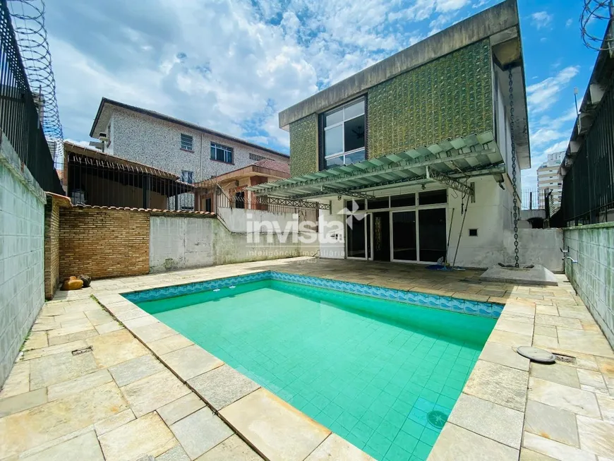 Foto 1 de Casa com 6 Quartos à venda, 387m² em Boqueirão, Santos