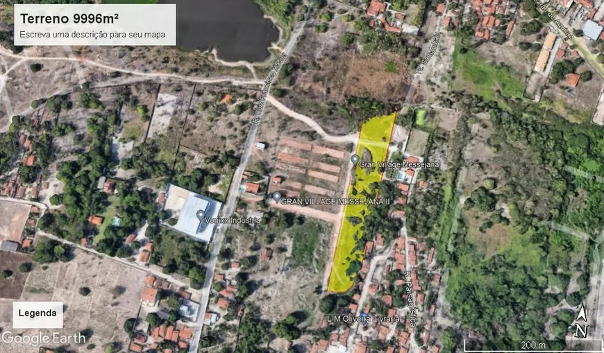 Foto 1 de Lote/Terreno à venda, 9054m² em Messejana, Fortaleza