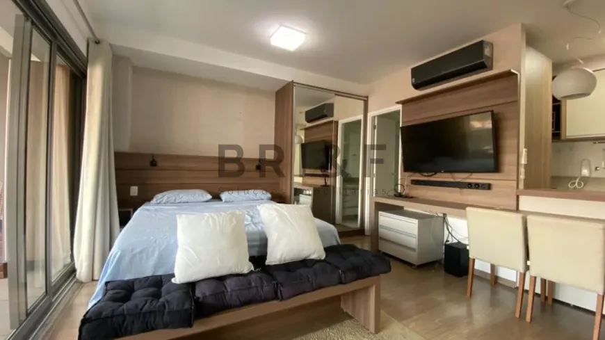 Foto 1 de Apartamento com 1 Quarto para alugar, 41m² em Brooklin, São Paulo