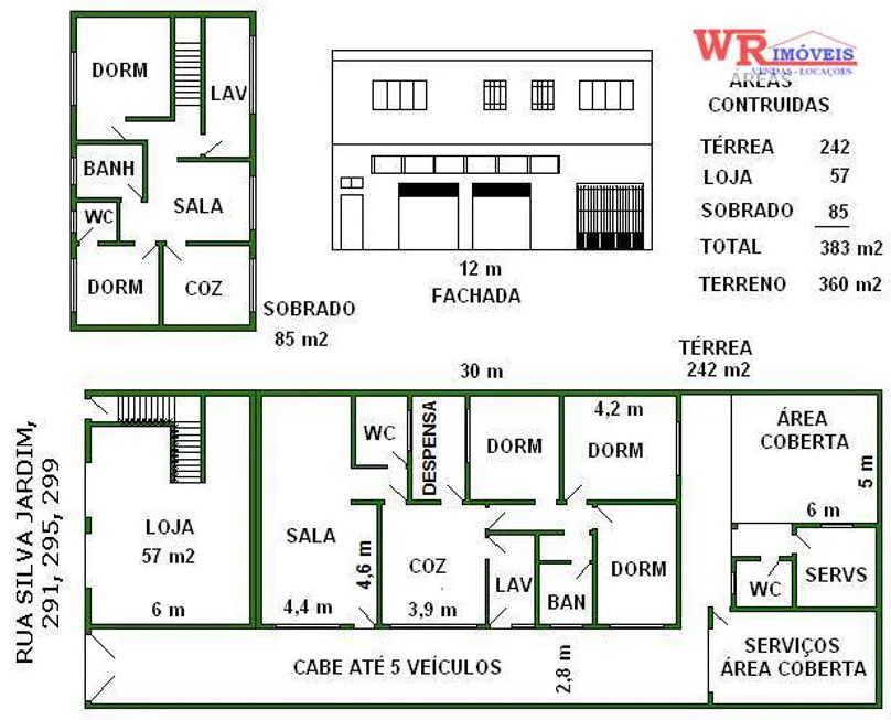 Foto 1 de Imóvel Comercial com 3 Quartos à venda, 384m² em Centro, São Bernardo do Campo