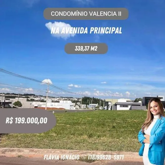 Foto 1 de Lote/Terreno à venda, 339m² em Valência I, Álvares Machado