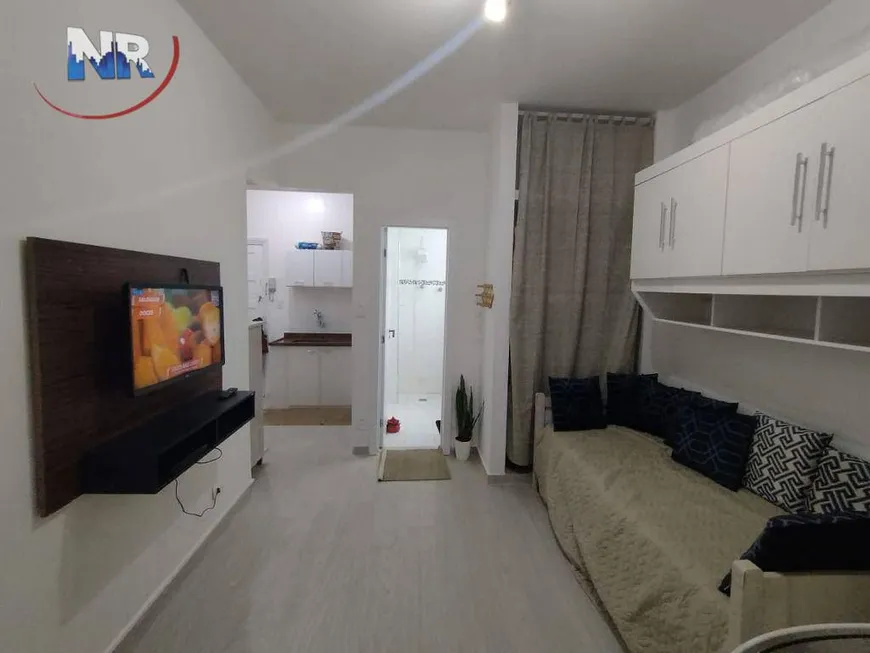 Foto 1 de Apartamento com 1 Quarto à venda, 28m² em Centro, São Vicente