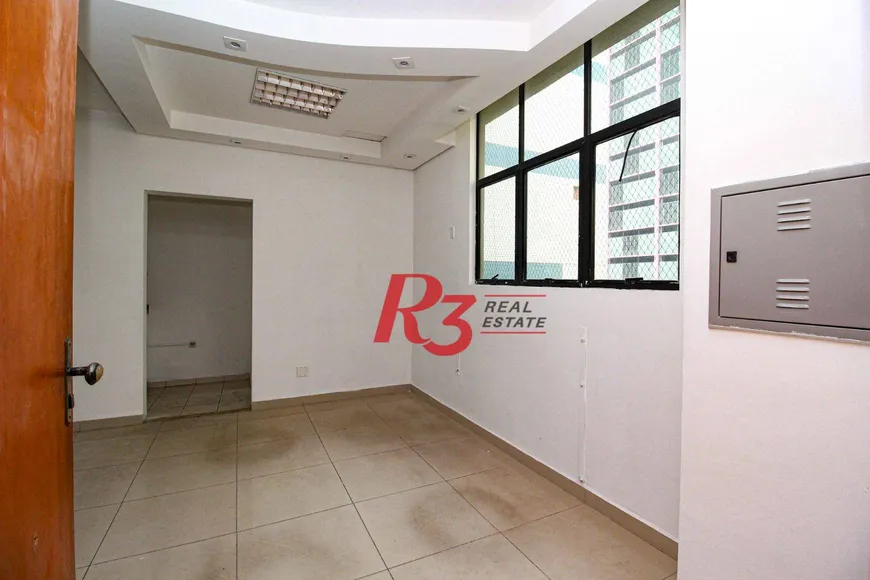 Foto 1 de Sala Comercial para alugar, 90m² em Centro, Santos