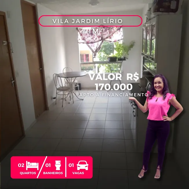 Foto 1 de Apartamento com 3 Quartos à venda, 50m² em Tarumã, Manaus