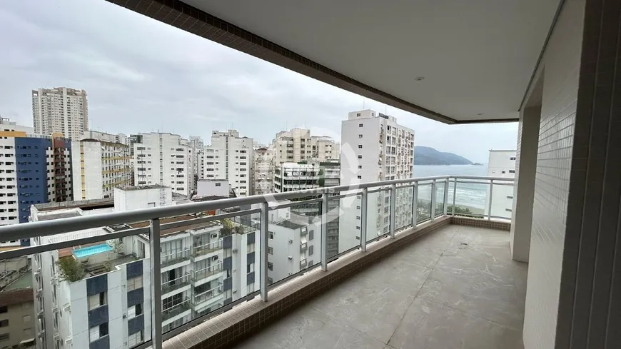 Foto 1 de Apartamento com 3 Quartos para alugar, 134m² em Boqueirão, Santos