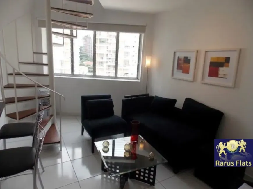 Foto 1 de Flat com 1 Quarto para alugar, 46m² em Vila Nova Conceição, São Paulo