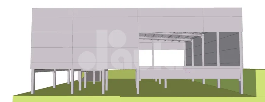 Foto 1 de Galpão/Depósito/Armazém para alugar, 2869m² em Campestre, Santo André