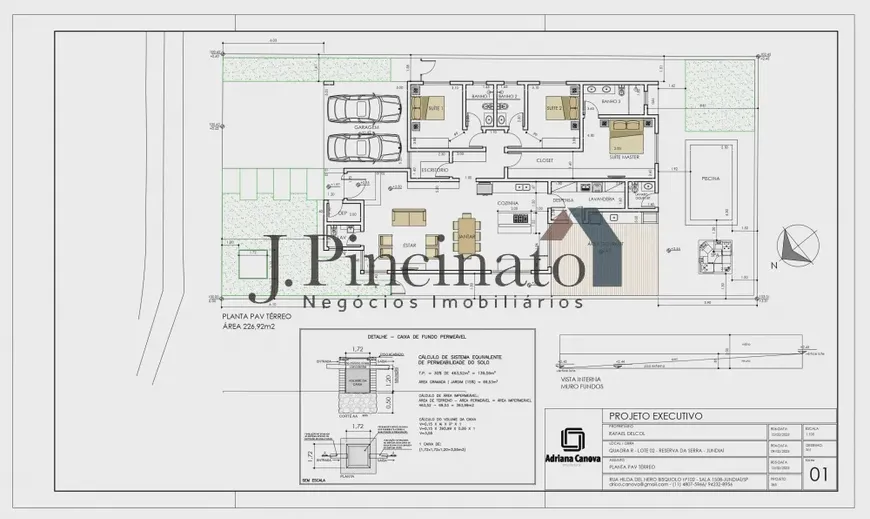 Foto 1 de Casa de Condomínio com 3 Quartos à venda, 226m² em Medeiros, Jundiaí