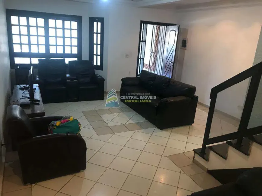 Foto 1 de Sobrado com 3 Quartos à venda, 125m² em Mirim, Praia Grande